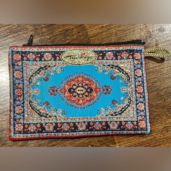 Traditional Turkish Handmade Purse with Zipper - Picture 3 of 5